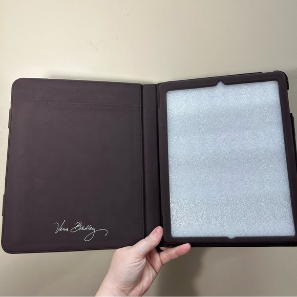 NWT Vera Bradley Canyon Print Brown Quilted iPad Tablet Case for IPad 2 or Later - Picture 8 of 10